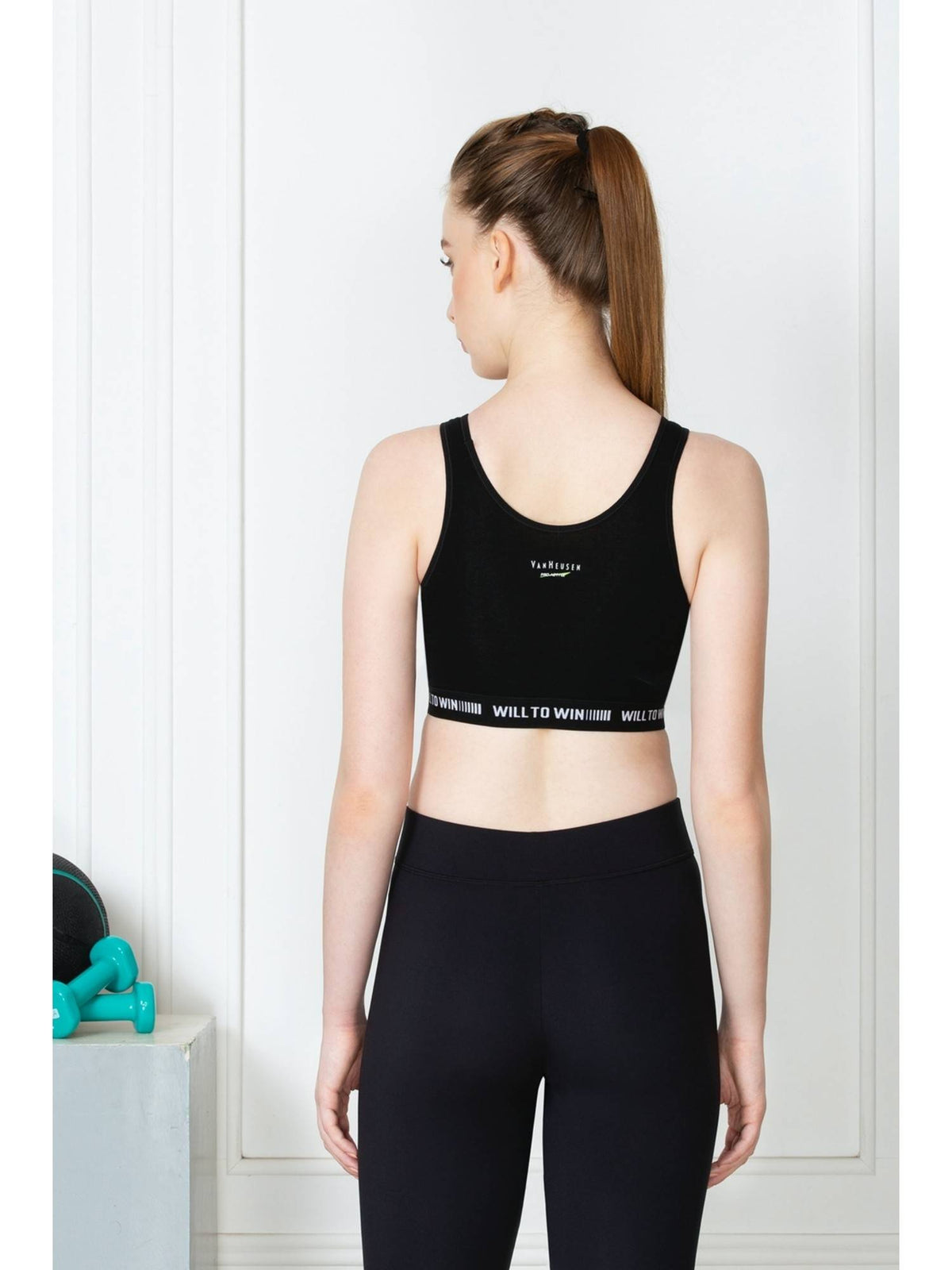 Van Heusen Women Proactive Antibacterial & Wireless Sports Bra - Black | sb09 - view 2