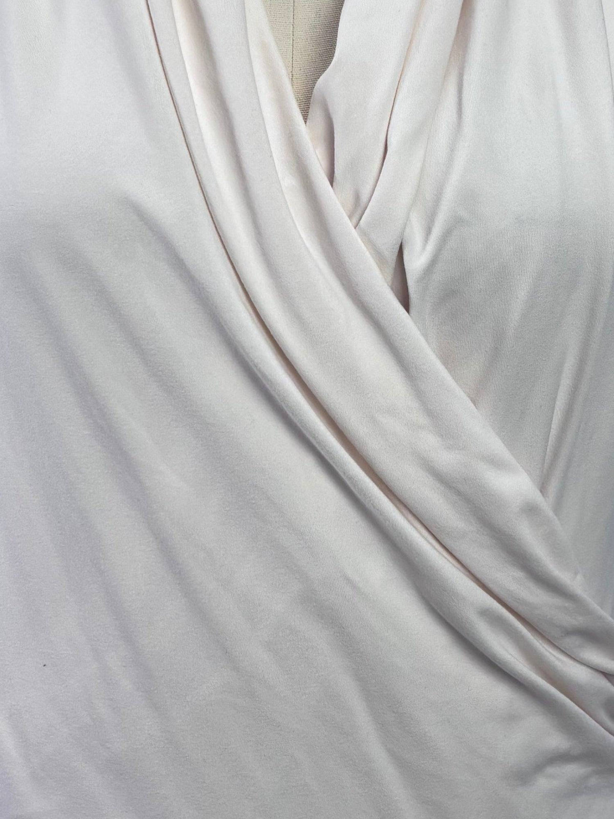 Cream Halter Neck Wrap Solid Top | HT67 - view 4