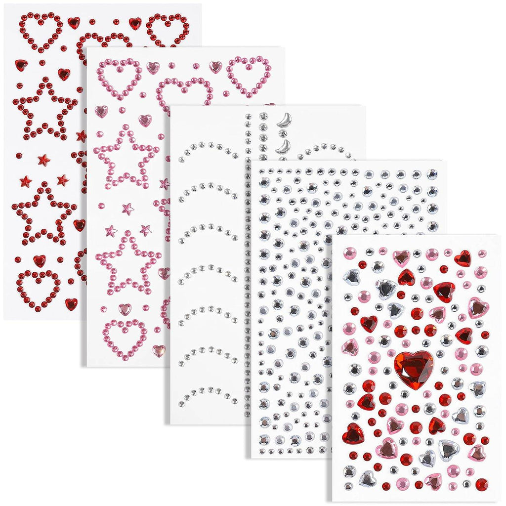 Face Gems & Pearl Stickers Kit | T32 - view 1