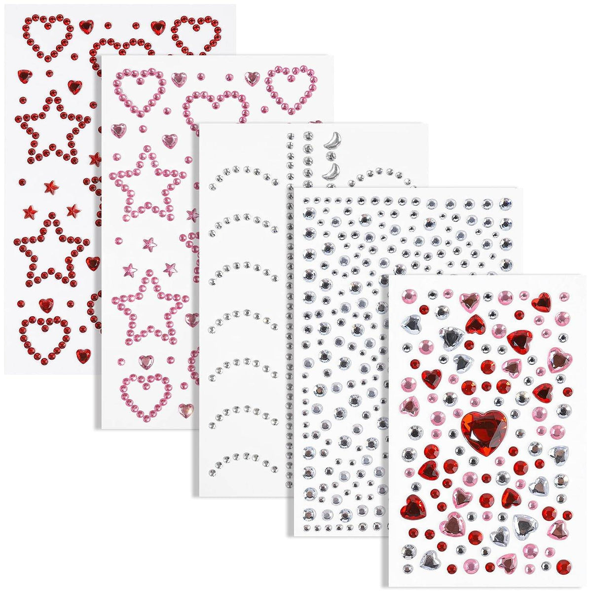 Face Gems & Pearl Stickers Kit | T32 - view 1