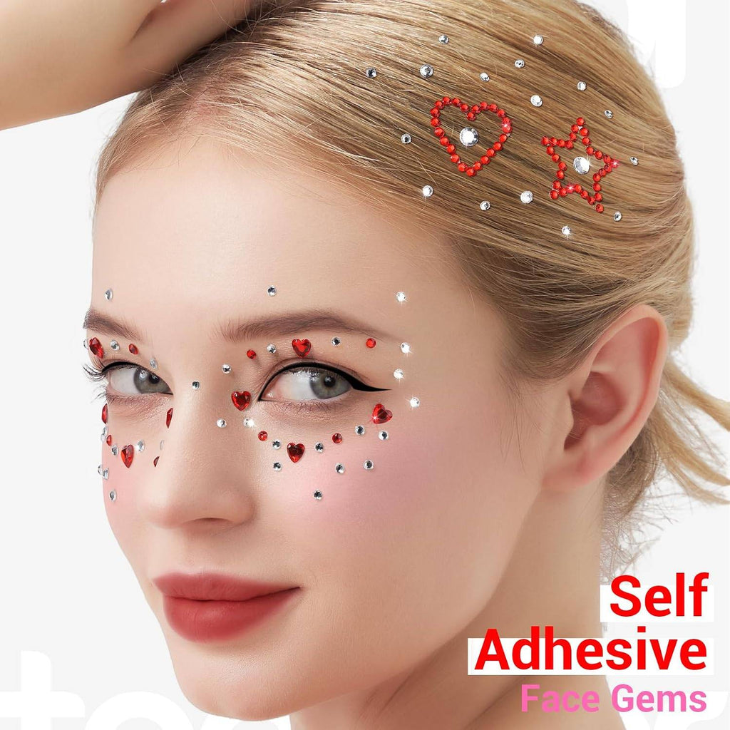 Face Gems & Pearl Stickers Kit | T32 - view 6