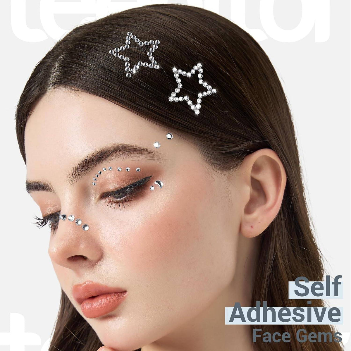 Face Gems & Pearl Stickers Kit | T32 - view 4