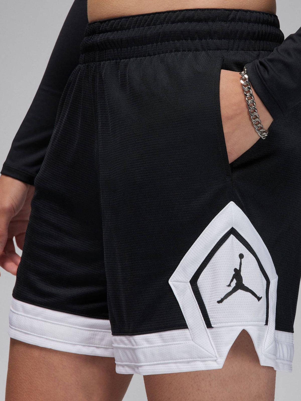 Sportswear Women Black Shorts - view 4