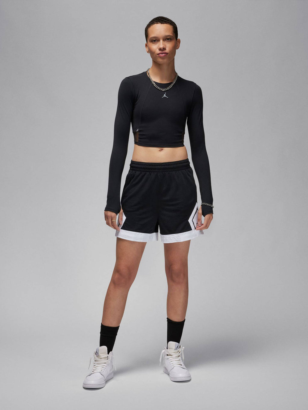 Sportswear Women Black Shorts - view 5