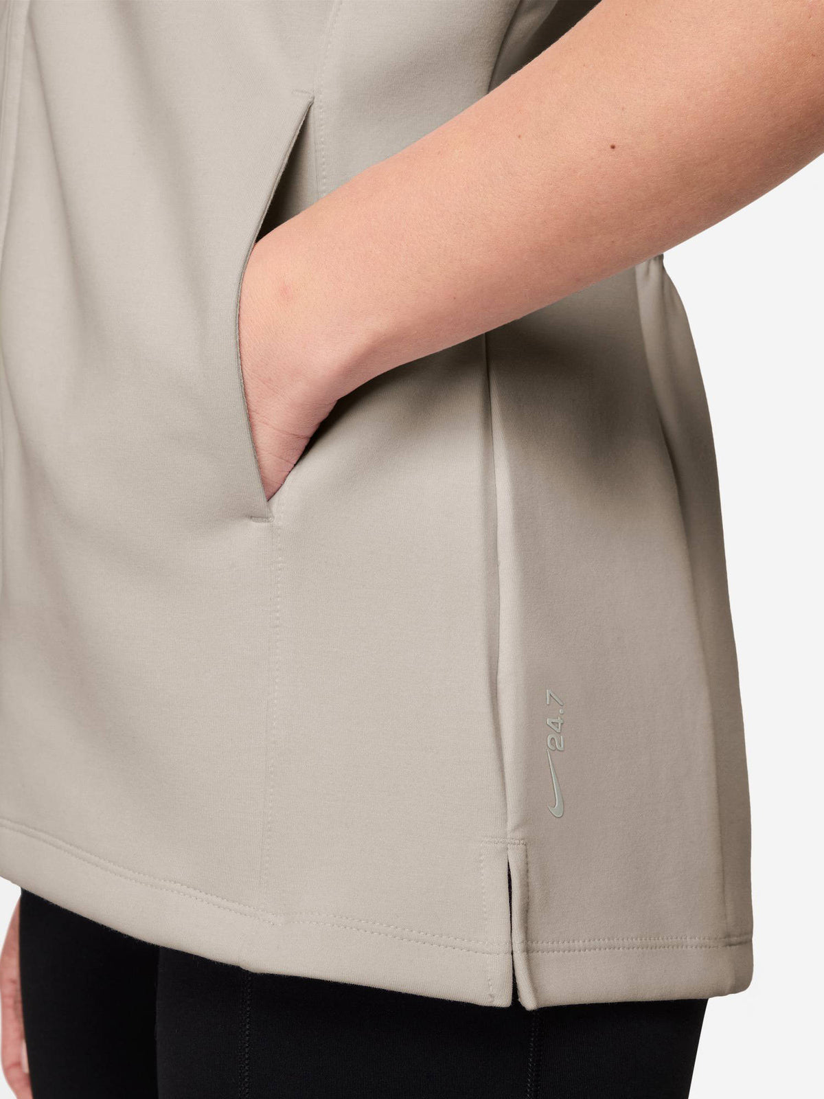 Sportswear Women 24.7 Impossiblysoft Beige Jacket | JK12 - view 3