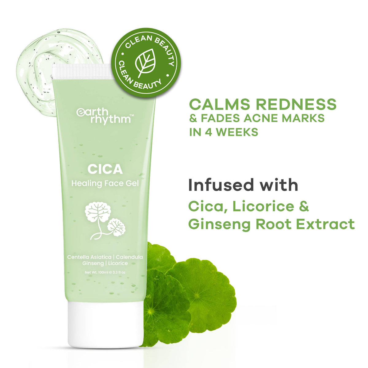 Healing Cica Gel, Calms Redness and Fades Acne Scars in 4 Weeks | FC3 - view 1
