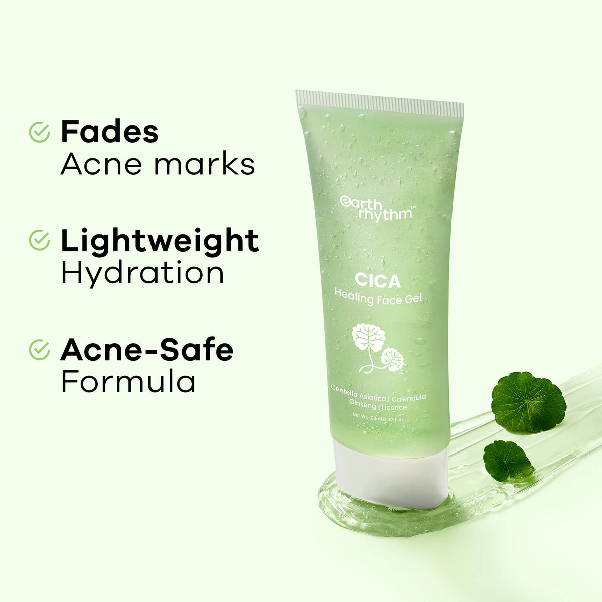 Healing Cica Gel, Calms Redness and Fades Acne Scars in 4 Weeks | FC3 - view 2