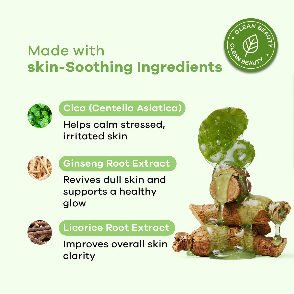 Healing Cica Gel, Calms Redness and Fades Acne Scars in 4 Weeks | FC3 - view 3