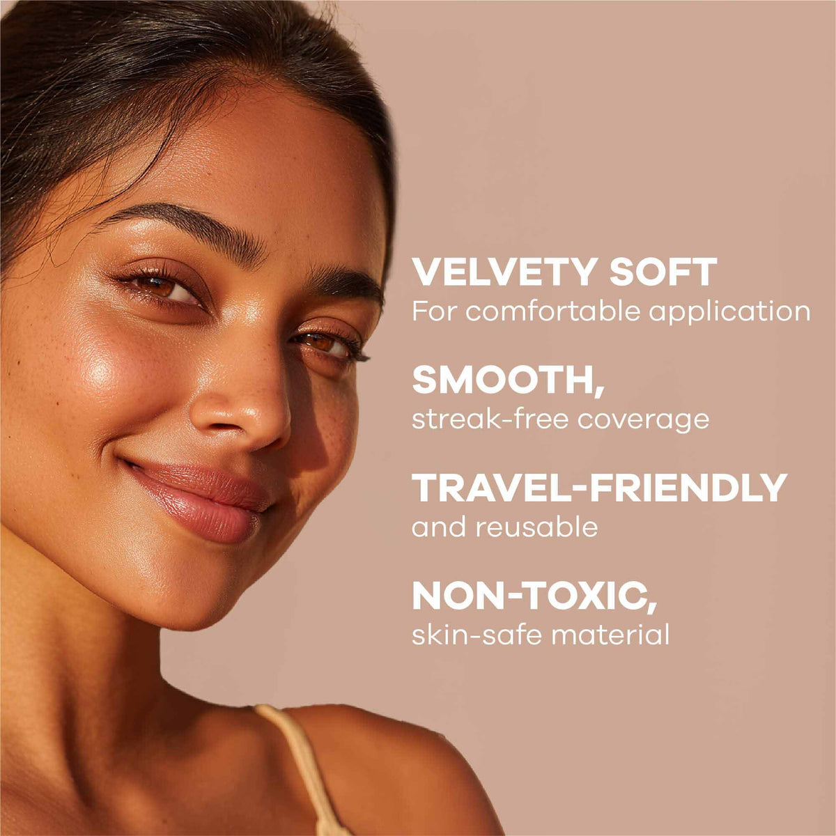 Make Up Puff Velvety Soft, Smooth Coverage And Non-Toxic | T32 - view 3