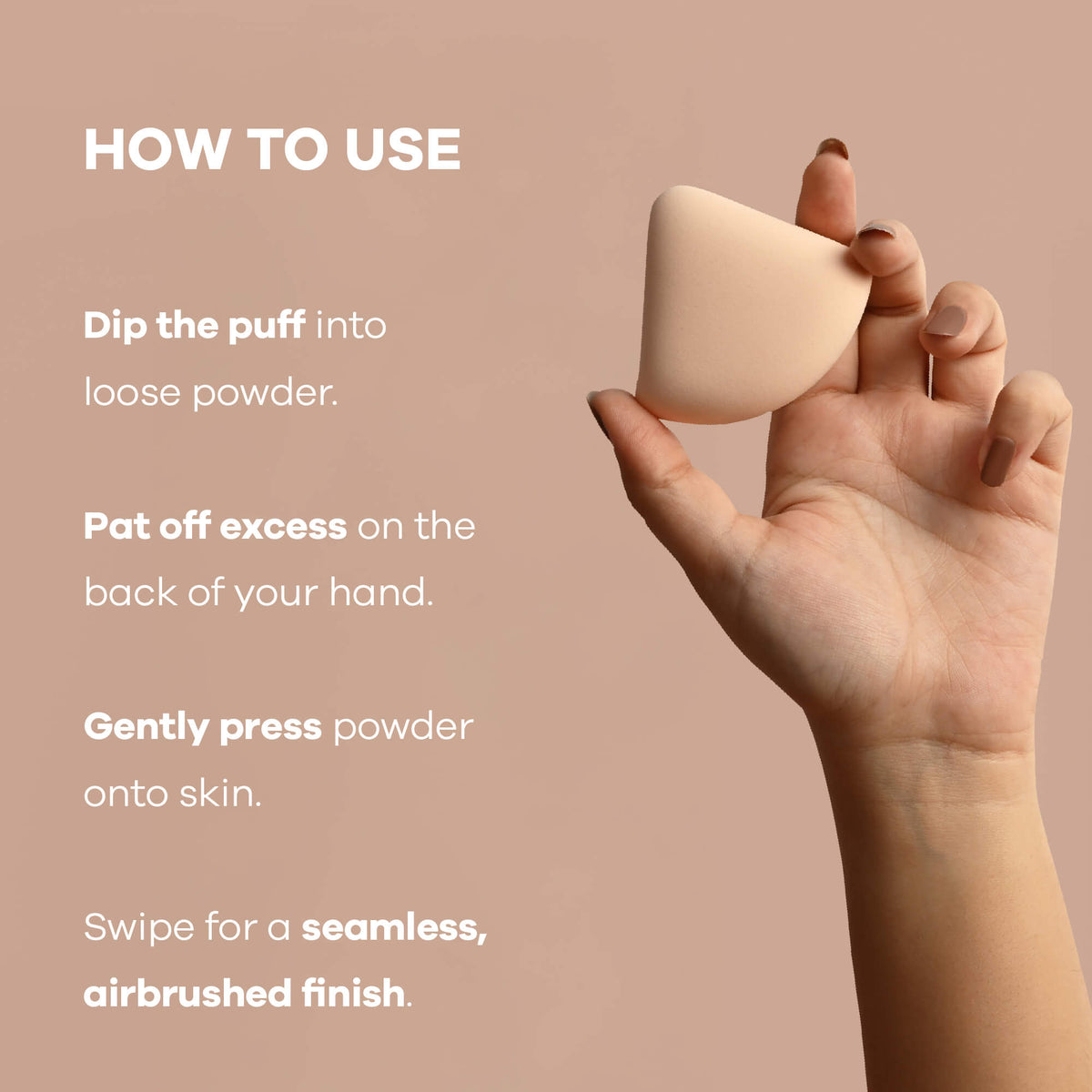 Make Up Puff Velvety Soft, Smooth Coverage And Non-Toxic | T32 - view 5