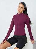 Women Burgundy Solid/Plain Polyester Jacket | JC78 - view 1