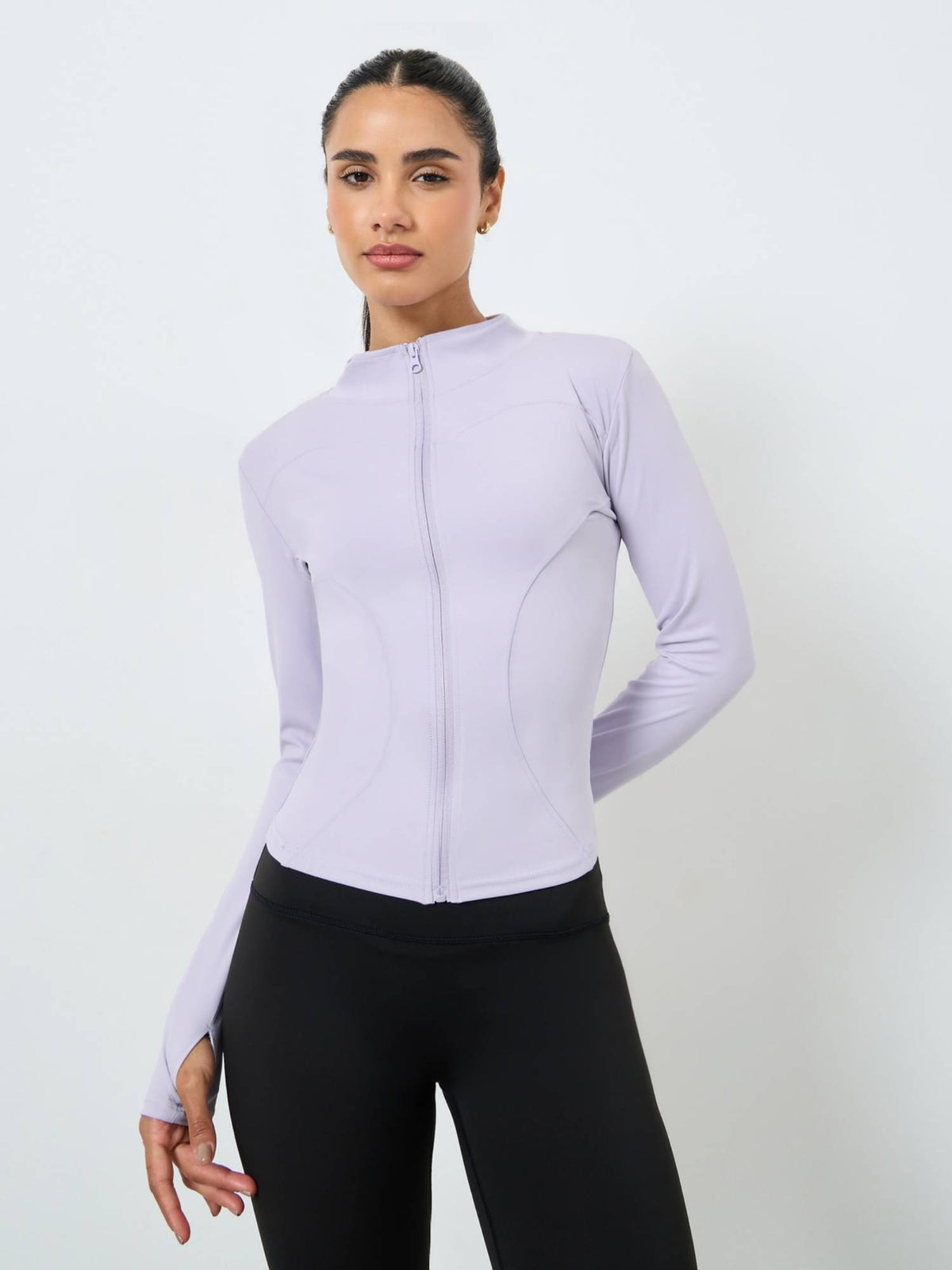 Women Burgundy Solid/Plain Polyester Jacket | JC78 - view 4
