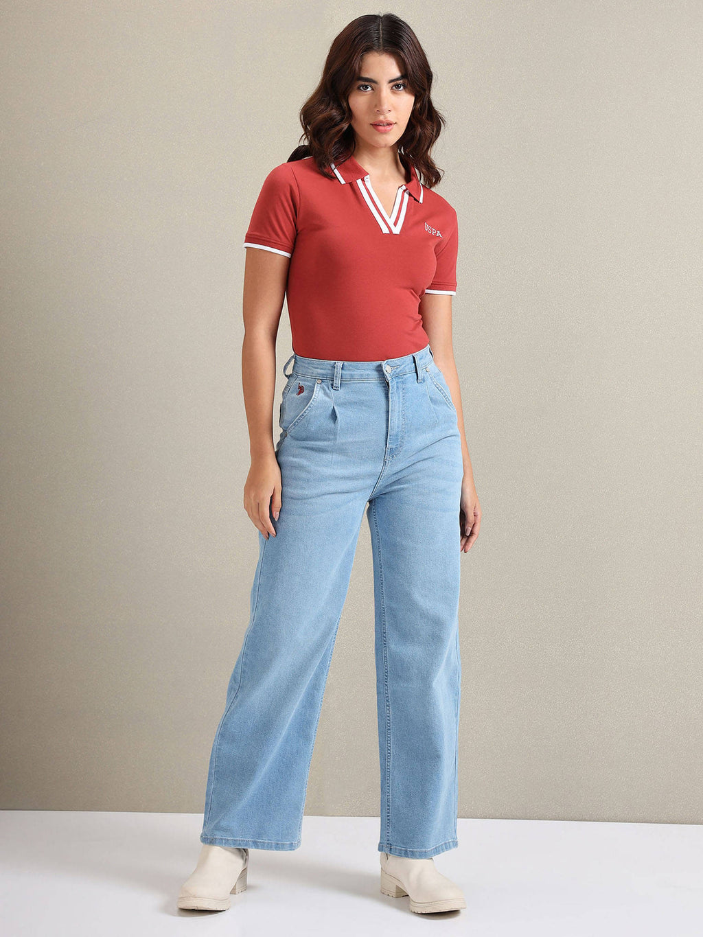 Tipped Collar Pique Polo T-shirt | PW43 - view 3