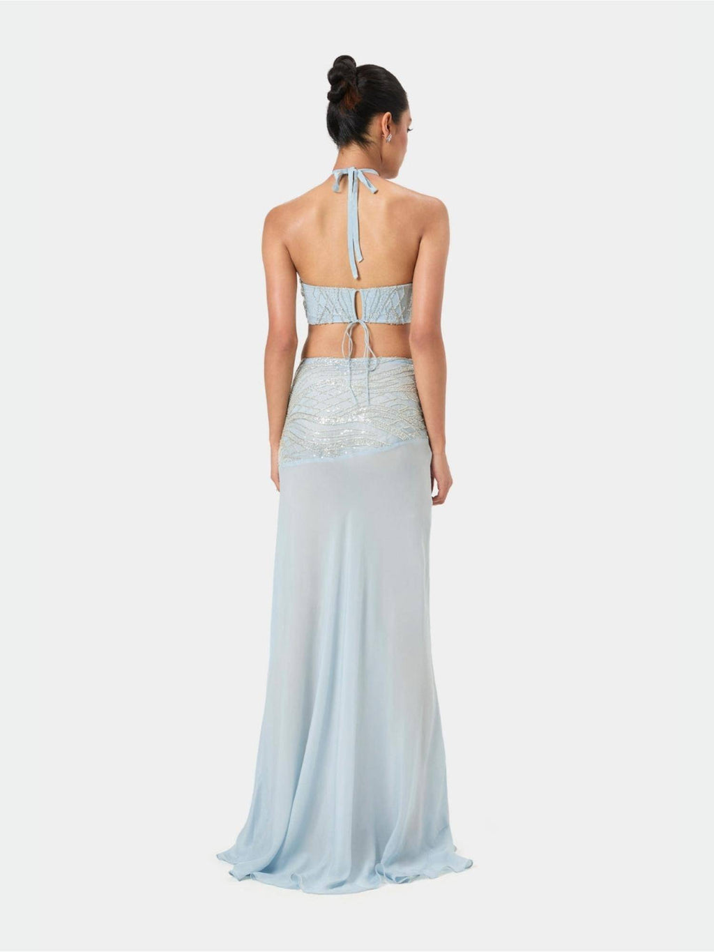Yellow Shell Trim Halter Top | HT67 - view 27