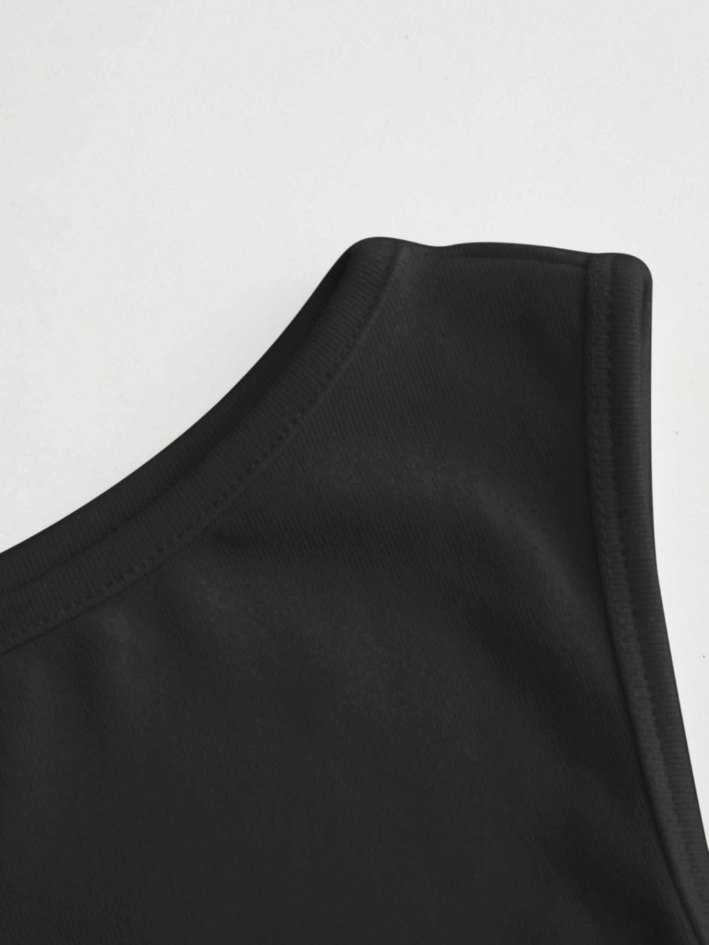 Boat Neck Ruched Solid Crop Tank Top | TT98 - view 20