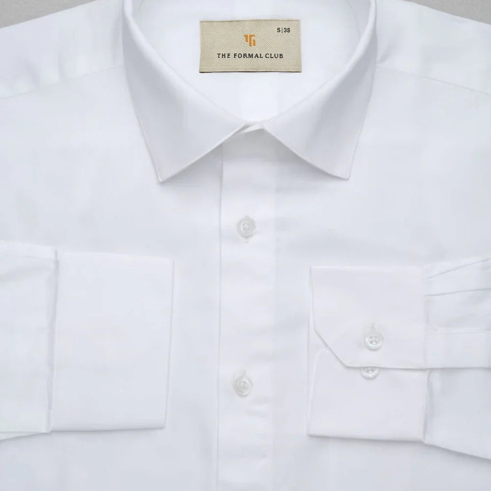 Whisper Easy To Iron Shirt In Cloud White