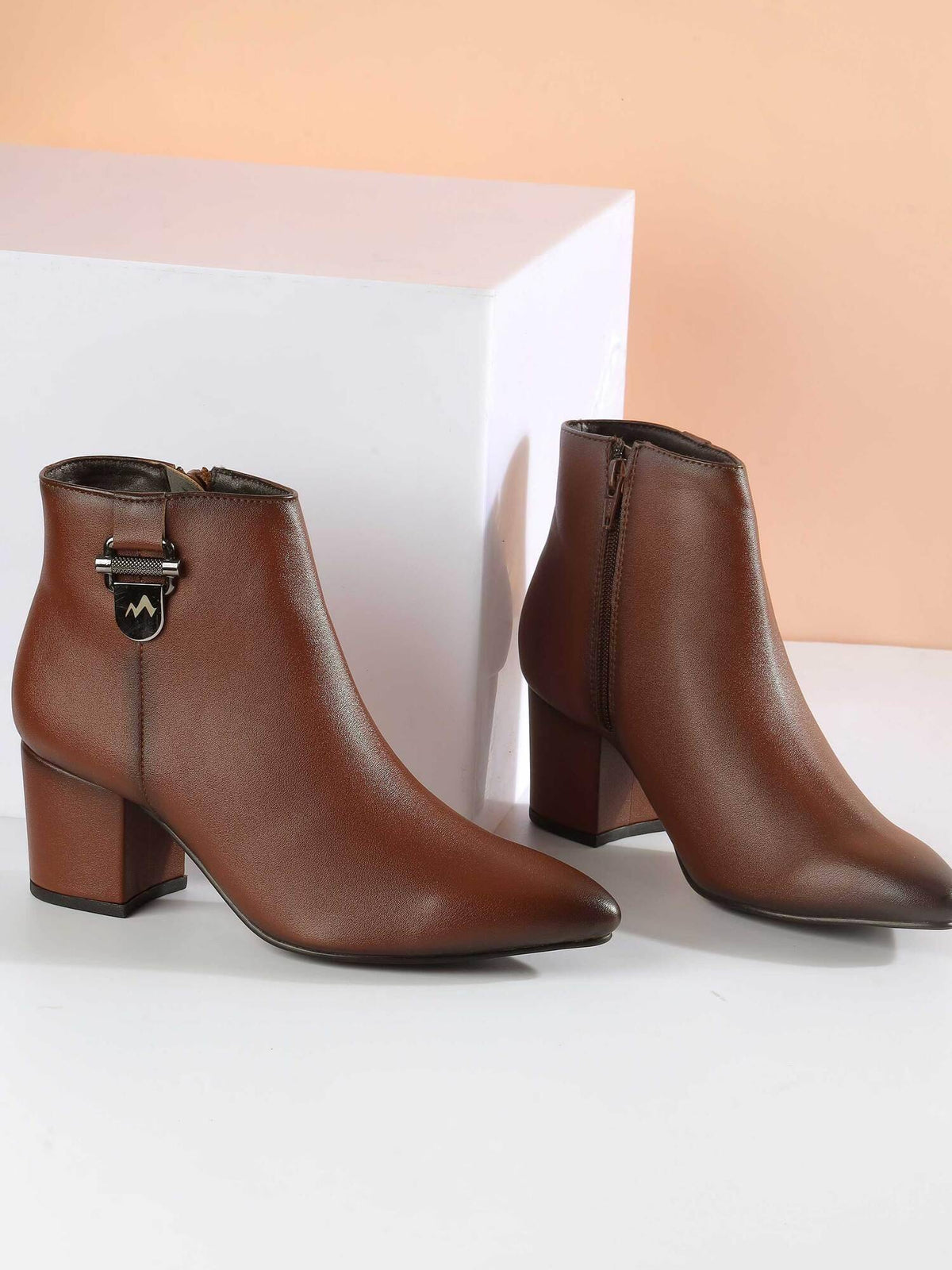 Women'S Tan Na Closure Casual Boots | BT61 - view 1