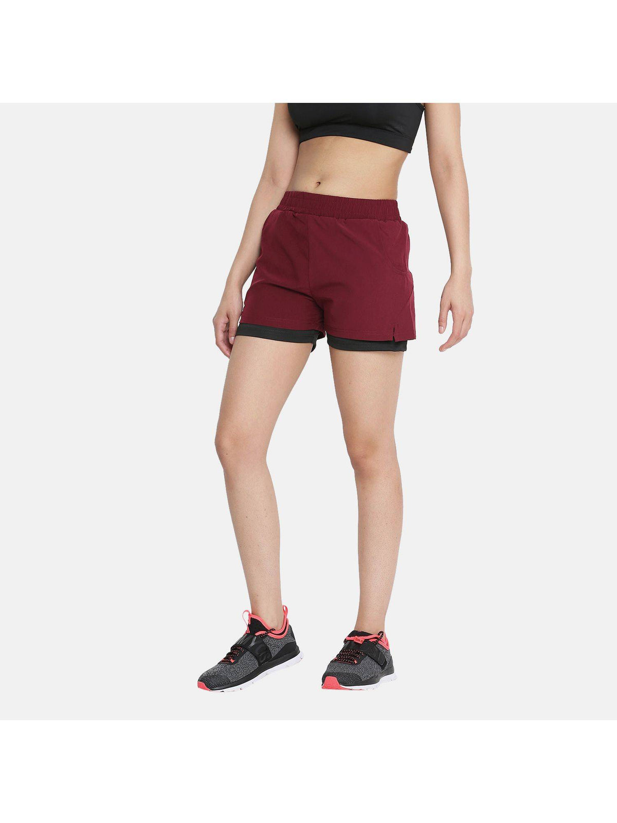 Double Layered Shorts for Women - view 3