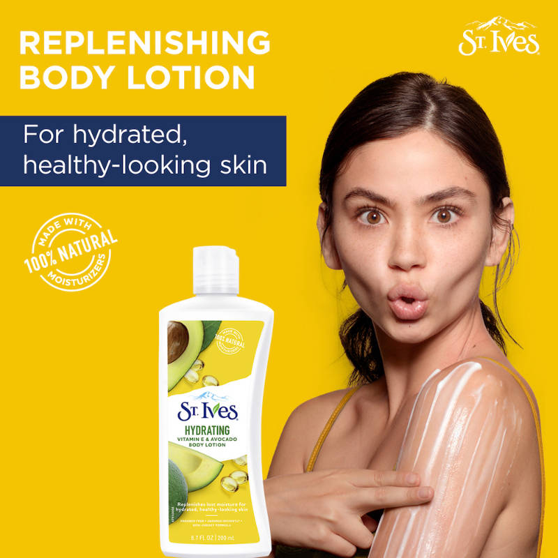 Hydrating Vitamin E & Avocado Body Lotion, 100% Natural Moisturizers | B20 - view 4