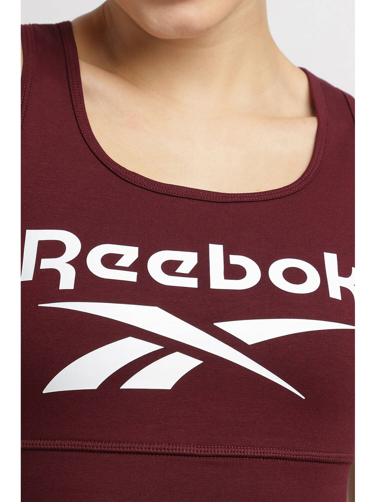 Women Maroon Printed Sports Bra | sb09 - view 4