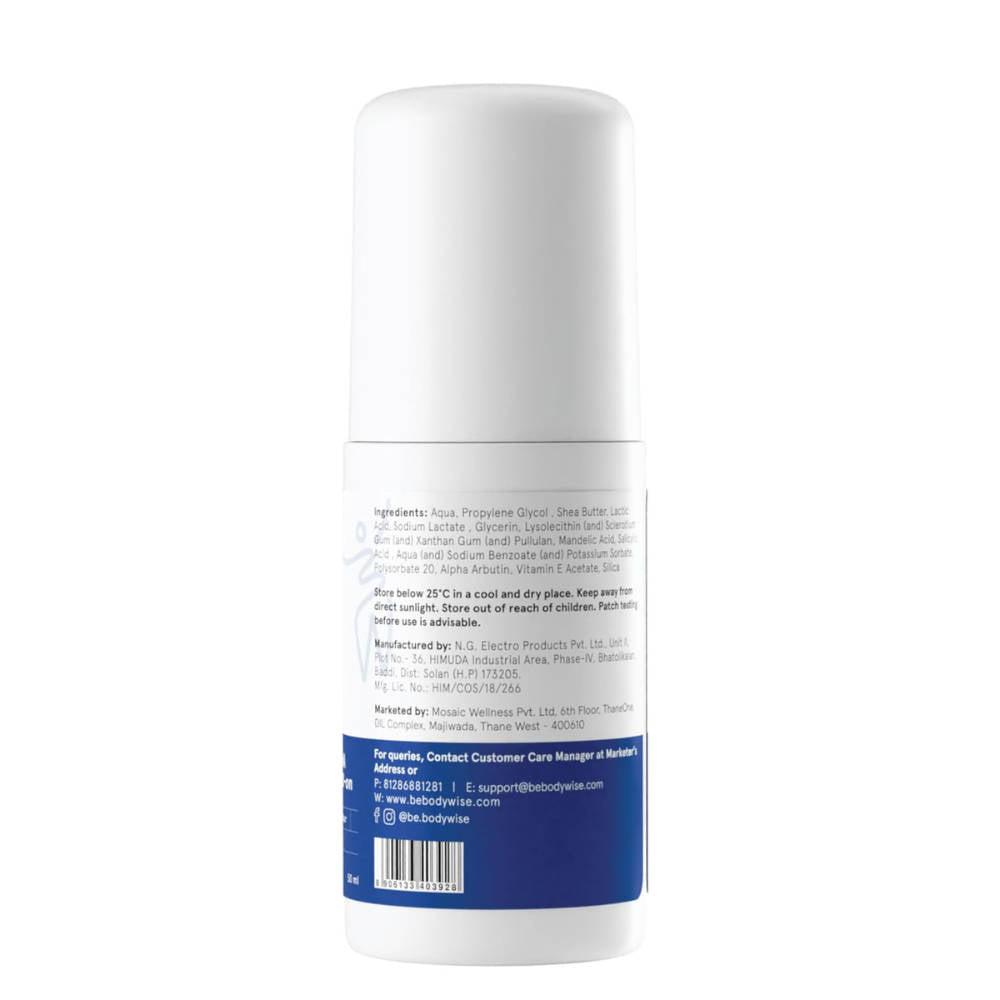 4% AHA BHA Fragrance Free Underarm Roll On - With 2% Lactic Acid & Alpha Arbutin | BWS9 - view 8