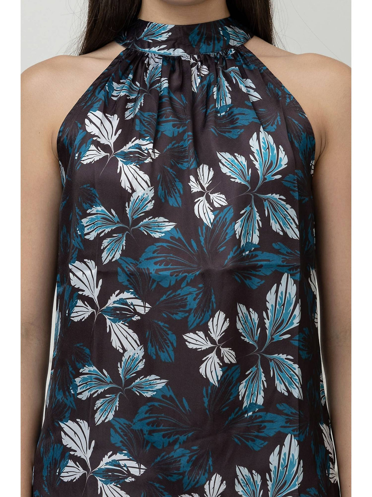 Women Black Floral Top | HT67 - view 7