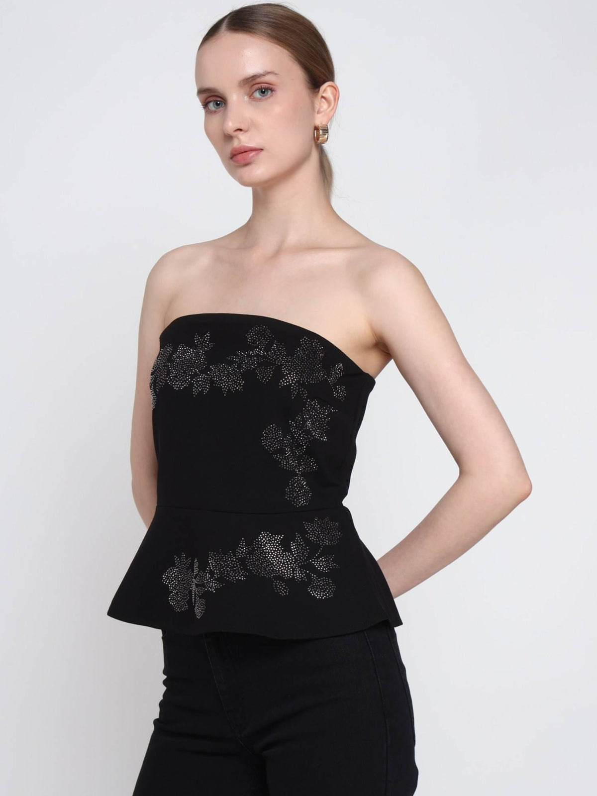 Women Black Top | TT90 - view 2