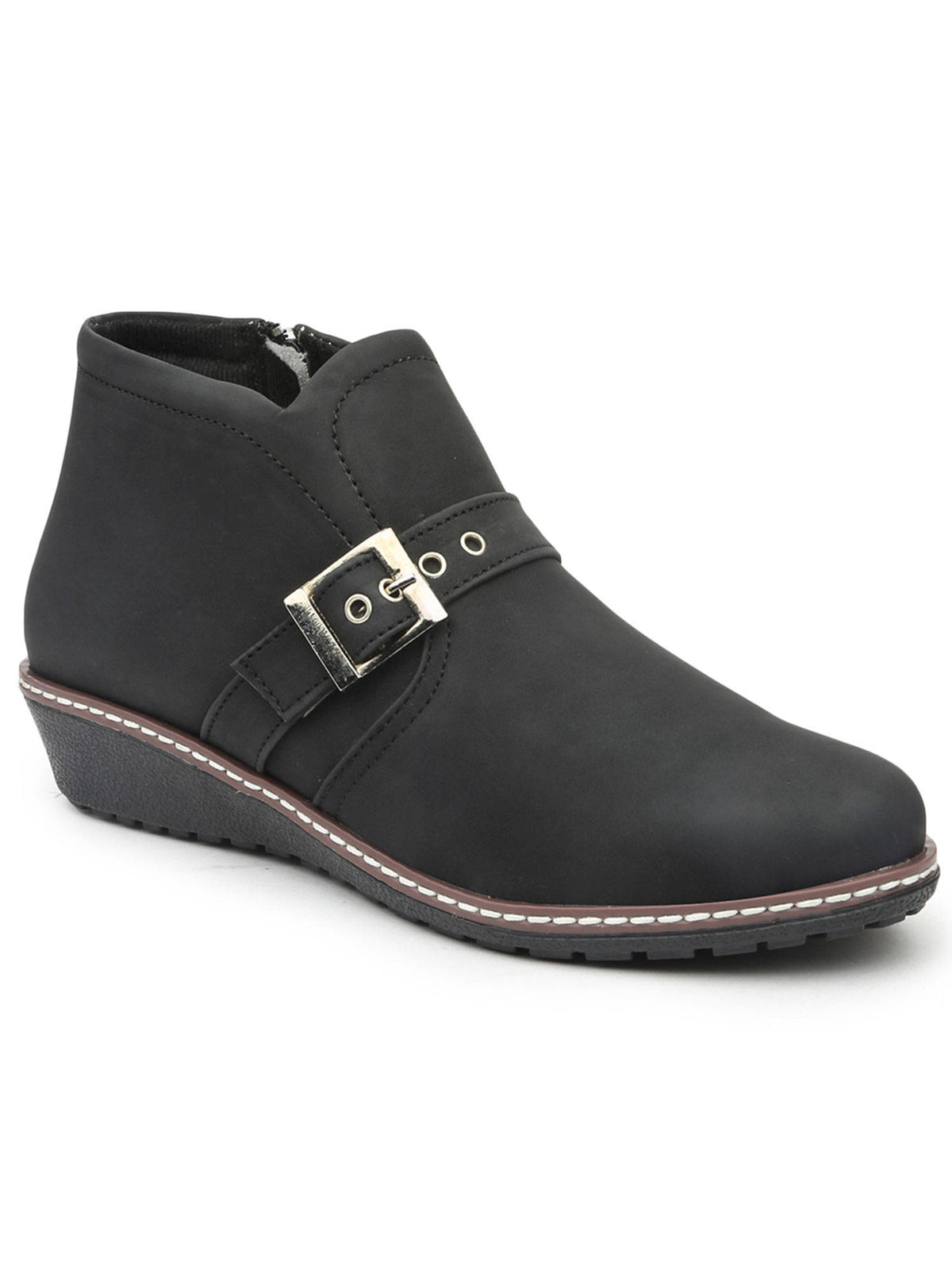 Solid Black Casual Boots | BT61 - view 1