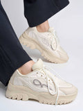 Women Cream Casual Sneakers | SN09 - view 1