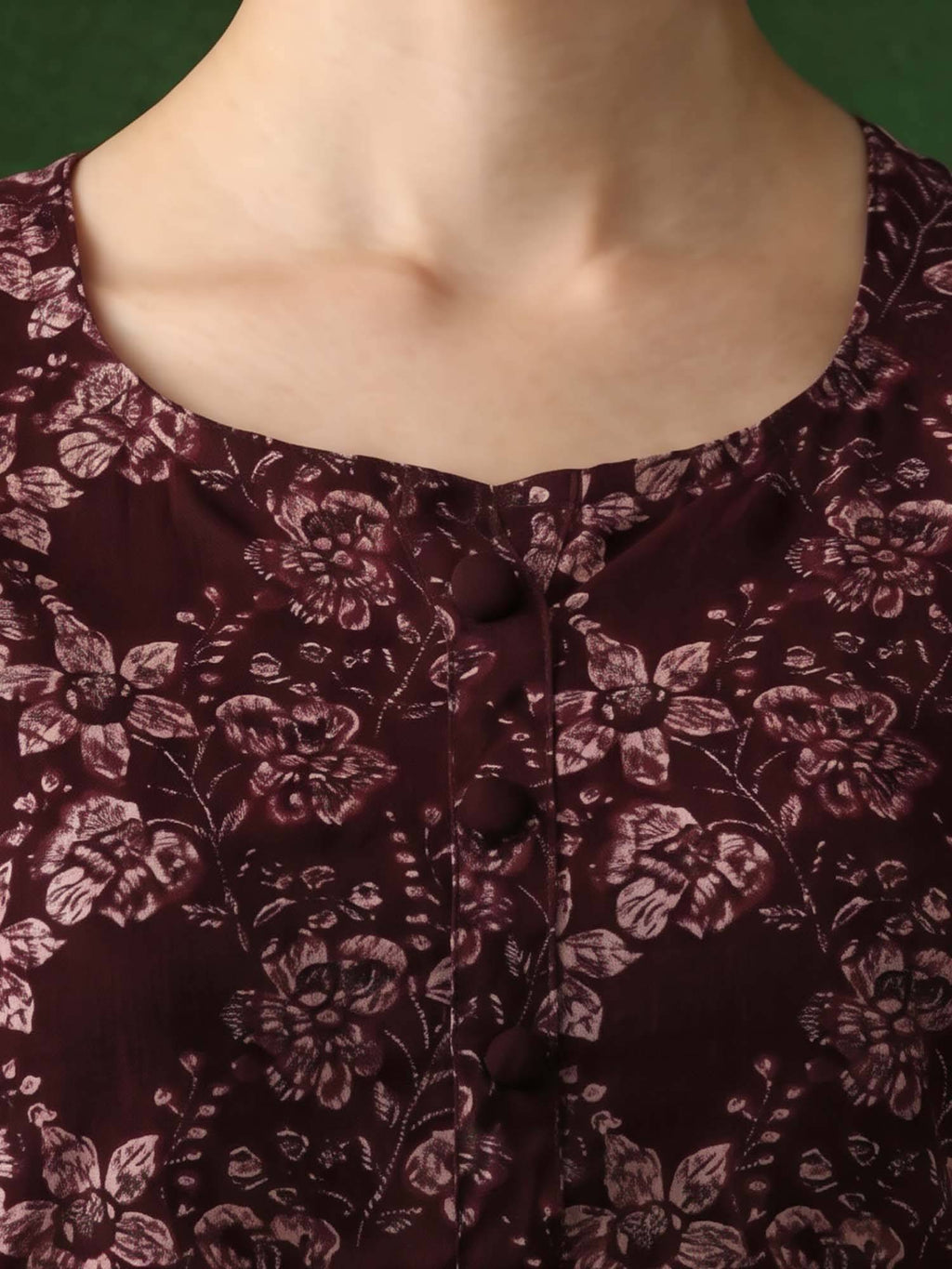 Floral Printed Straight Pure Cotton Kurta | FY93 - view 4