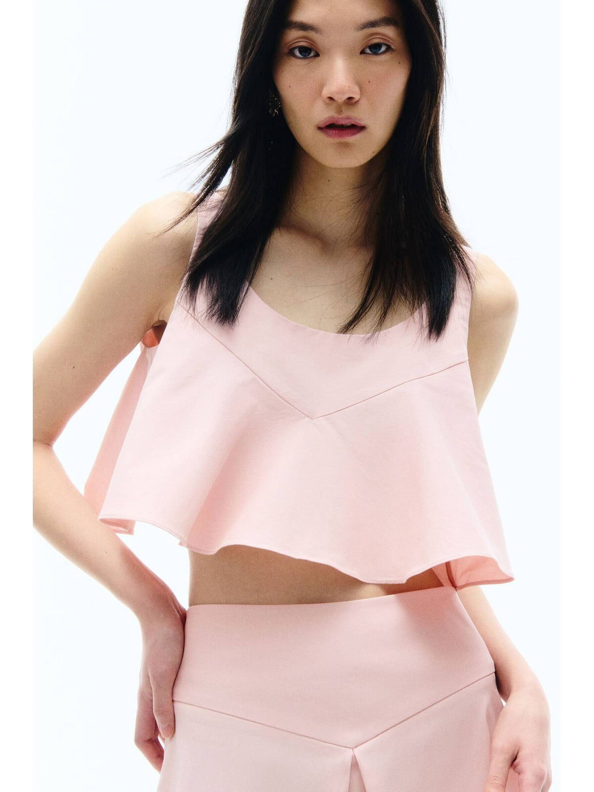 Women Pink Cropped top | CT61 - view 3