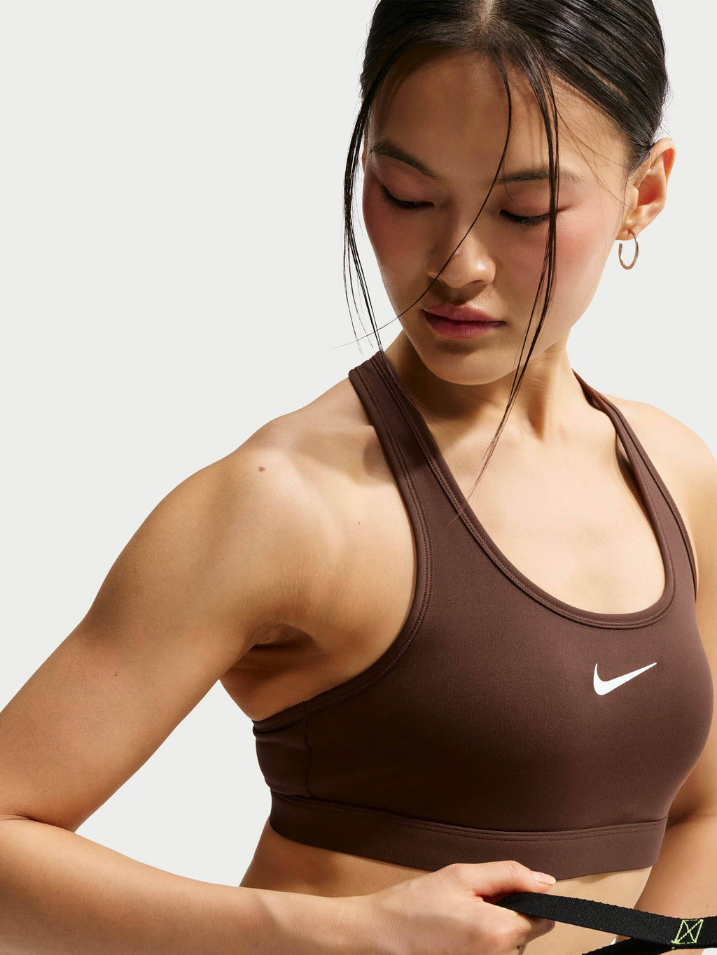 Sportswear Women Lavender Swoosh Medium Support Sports Bra | sb09 - view 8