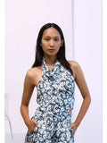 Water-Colour Kolam Draped Top | HT67 - view 1