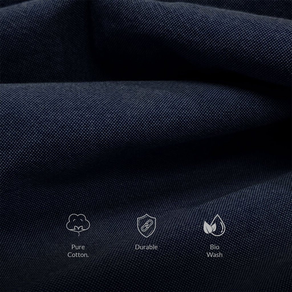 Regal Oxford Solid Shirt In French Navy