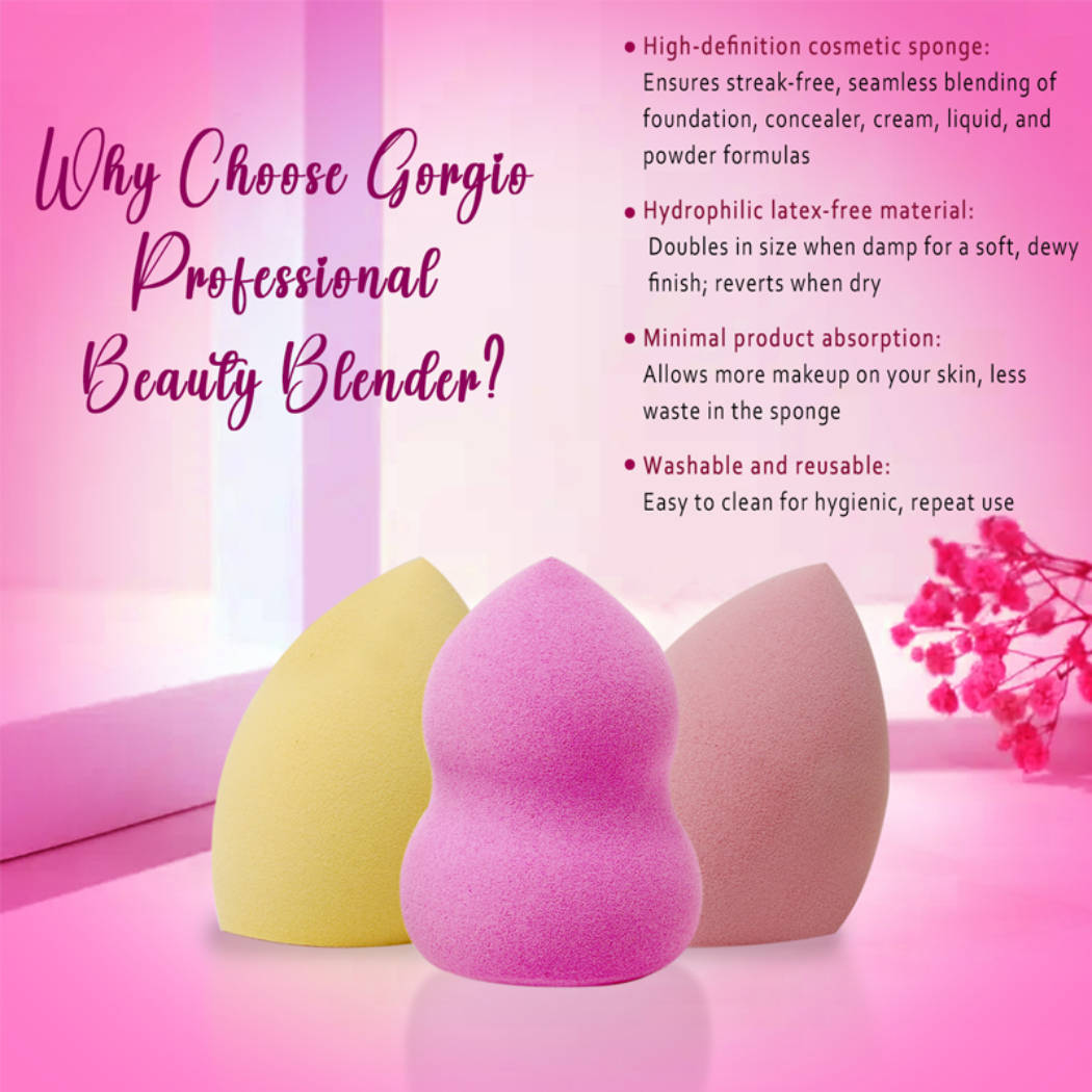 Beauty Applicator Case Makeup Sponge, Puff-GPBC503-Pack 6 (Color Shape May Vary) | T32 - view 3