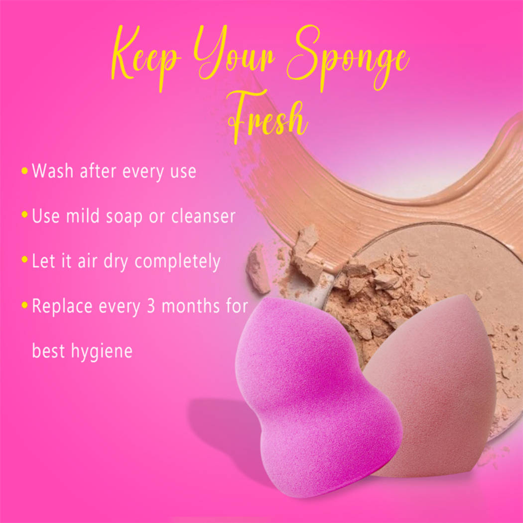 Beauty Applicator Case Makeup Sponge, Puff-GPBC503-Pack 6 (Color Shape May Vary) | T32 - view 5