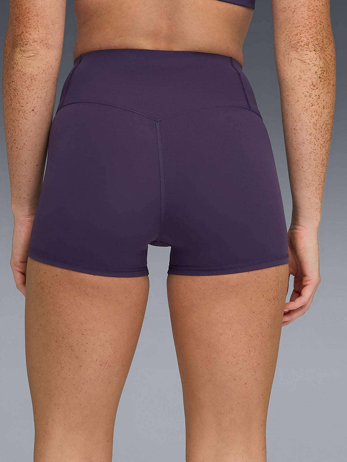 Black Solid Mid Waist Fitted Short - view 10