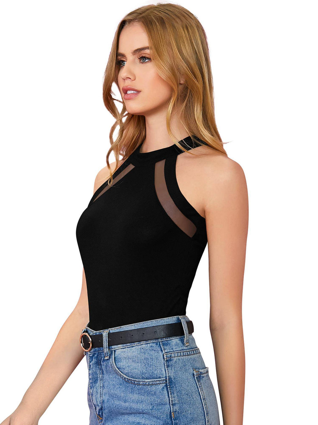 Maroon Polyester Solid Top For Women | HT67 - view 7