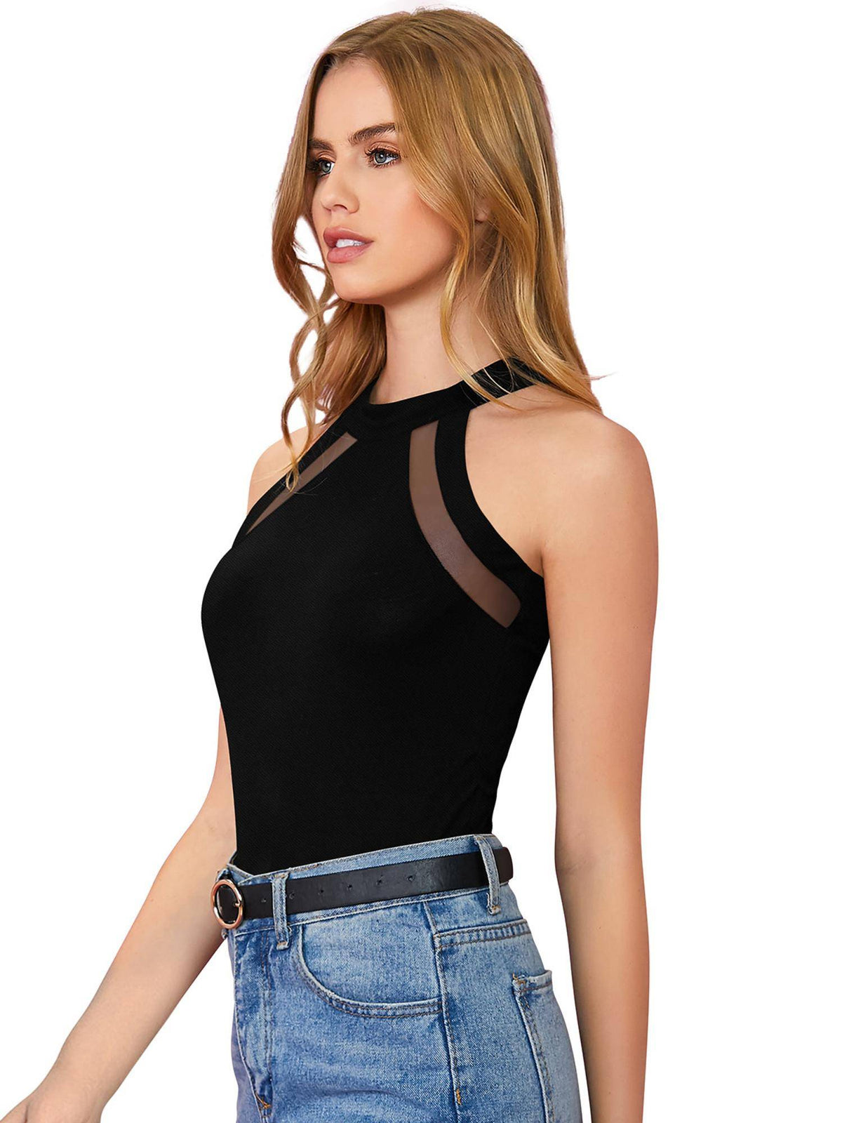 Maroon Polyester Solid Top For Women | HT67 - view 7