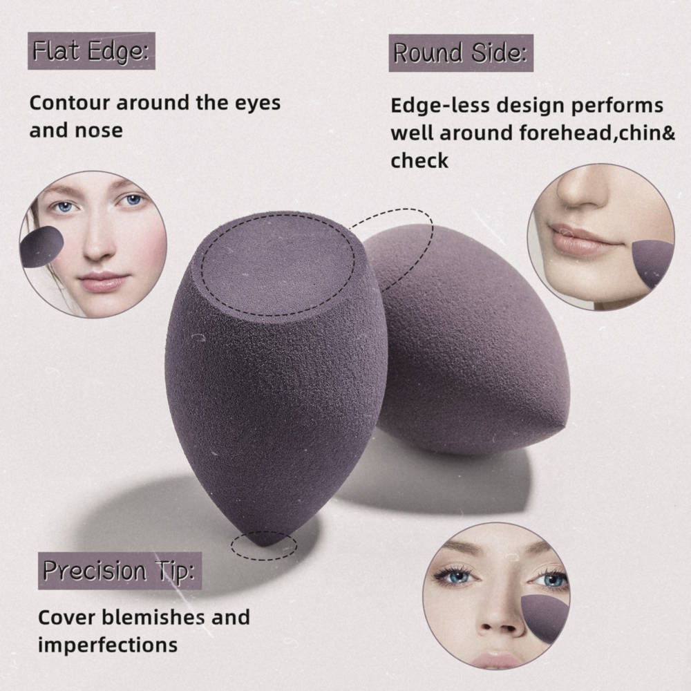 Makeup Sponge Set Multi-Color Foundation | T32 - view 2