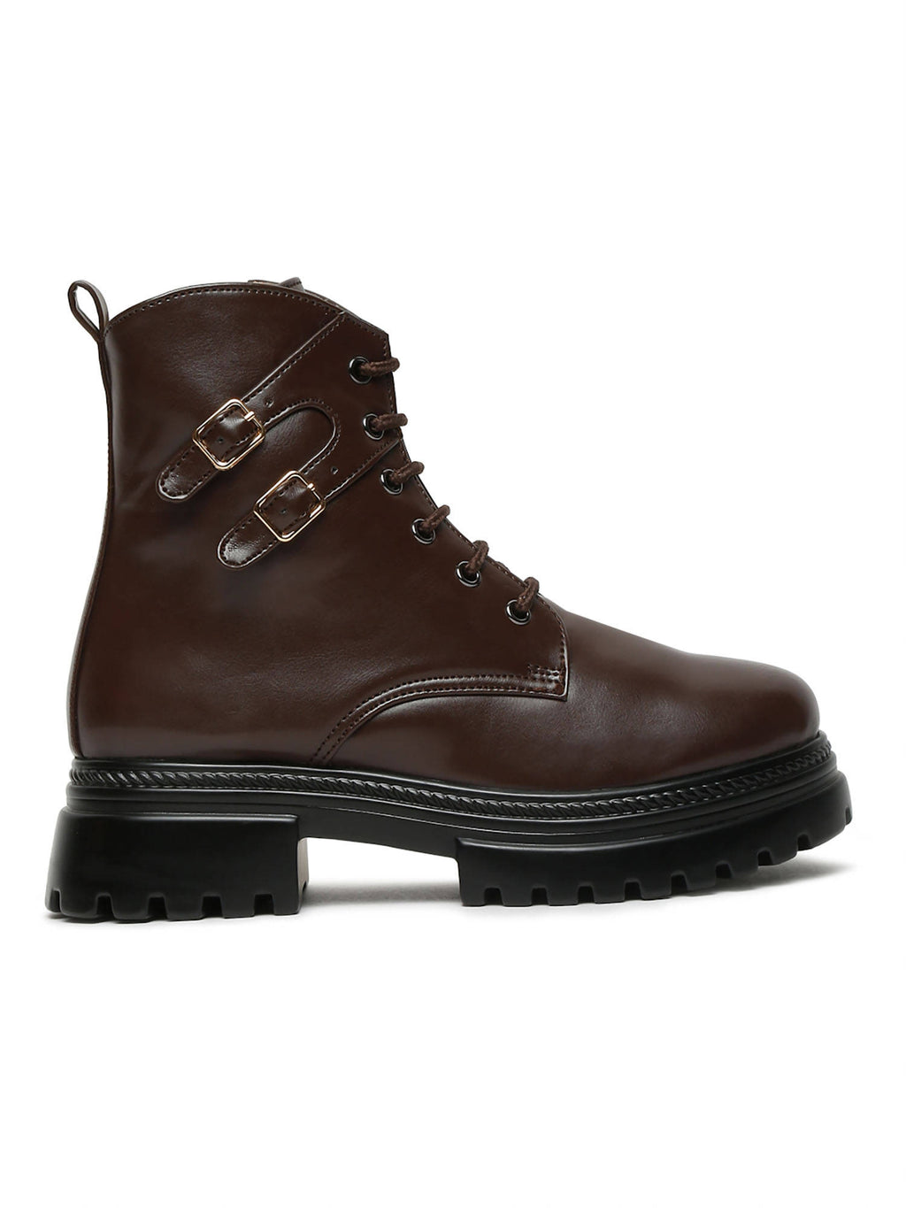 Solid Brown Brogues Boots | BT61 - view 9