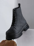 Brown Solid Brogue Boots | BT61 - view 21