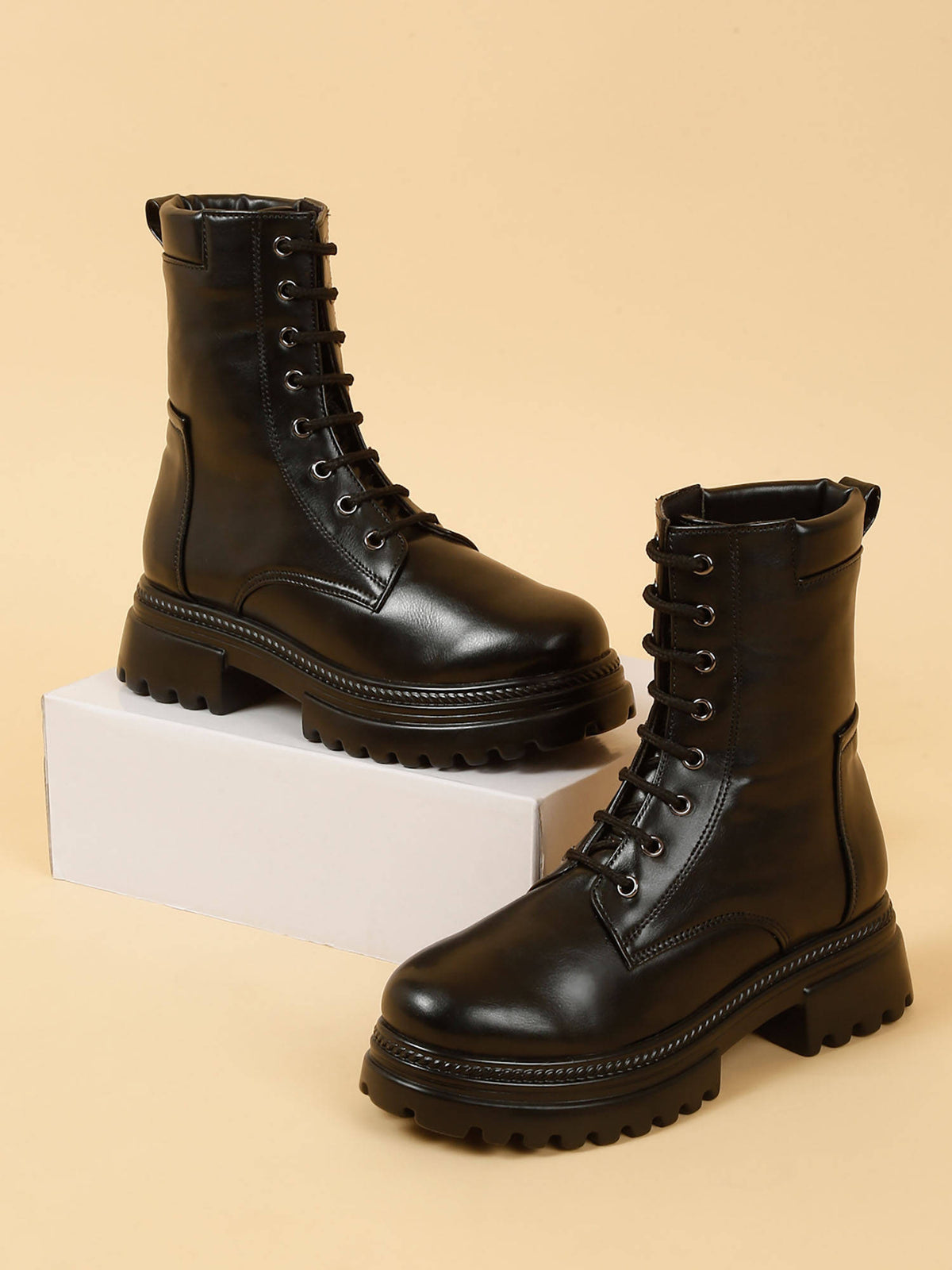 Brown Lace-Ups Brogues Boots | BT61 - view 8
