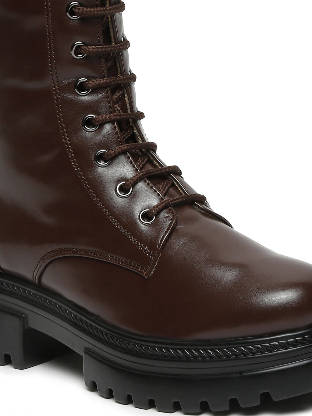 Brown Lace-Ups Brogues Boots | BT61 - view 4