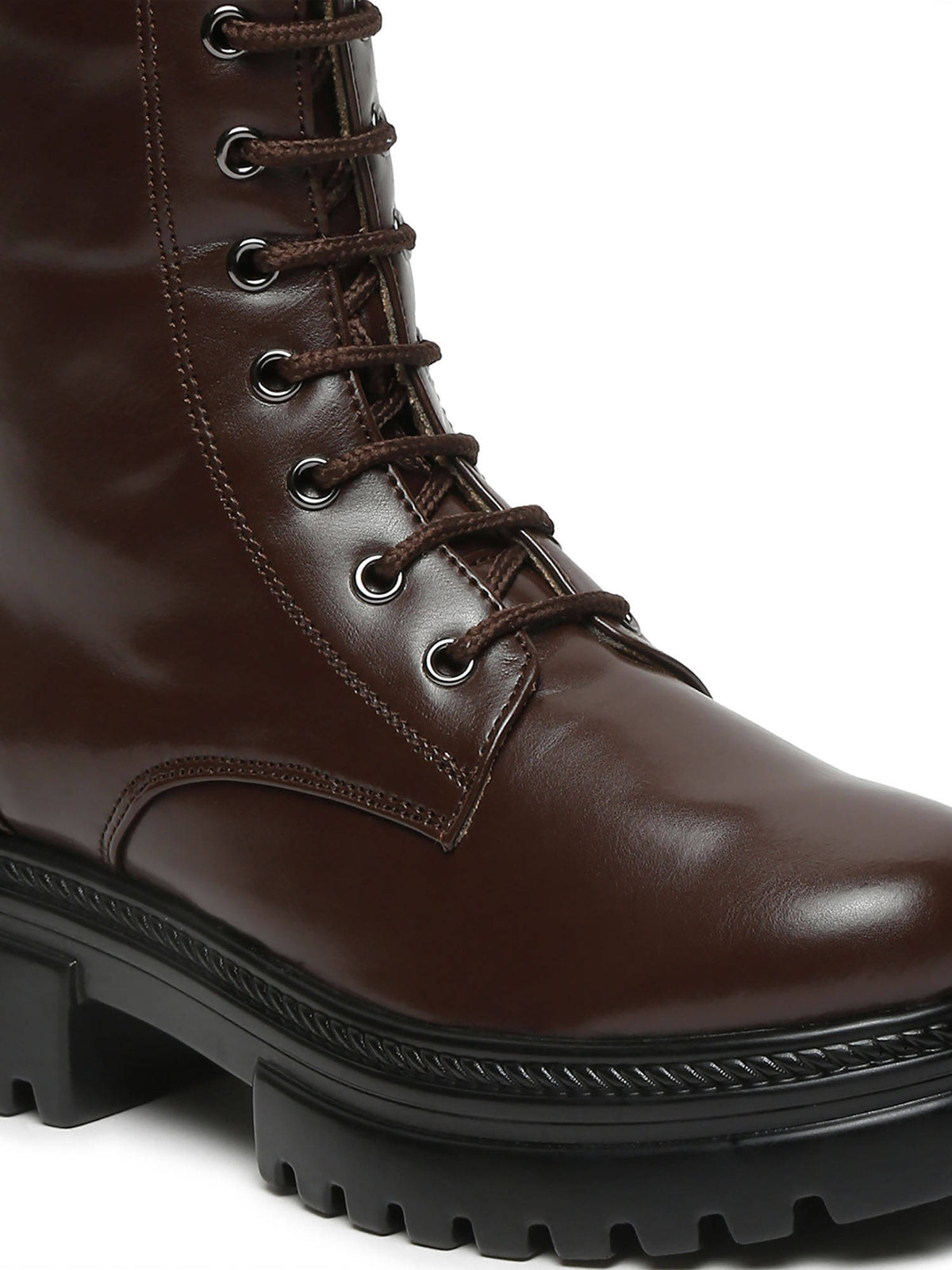Brown Lace-Ups Brogues Boots | BT61 - view 4