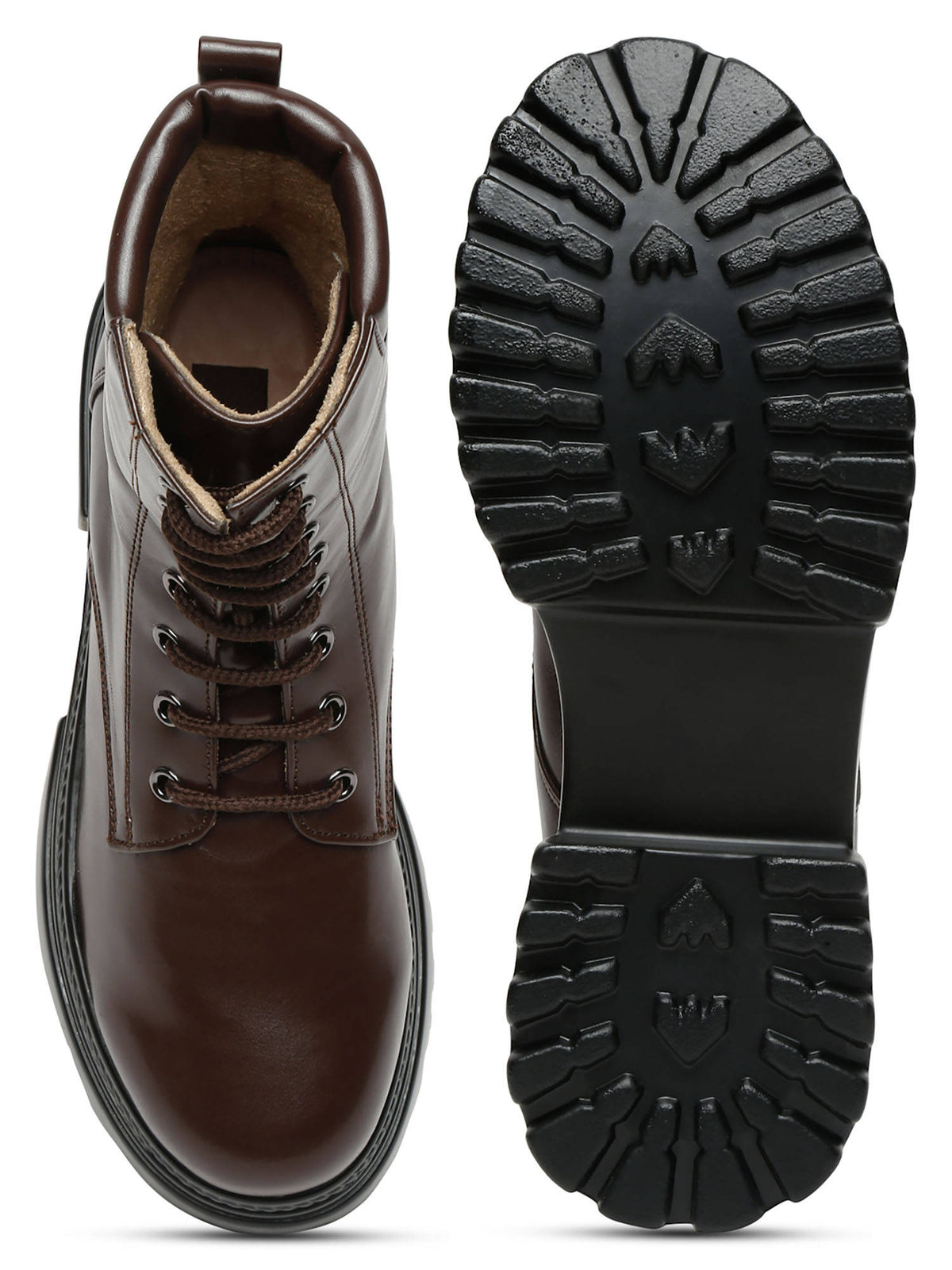 Brown Lace-Ups Brogues Boots | BT61 - view 6