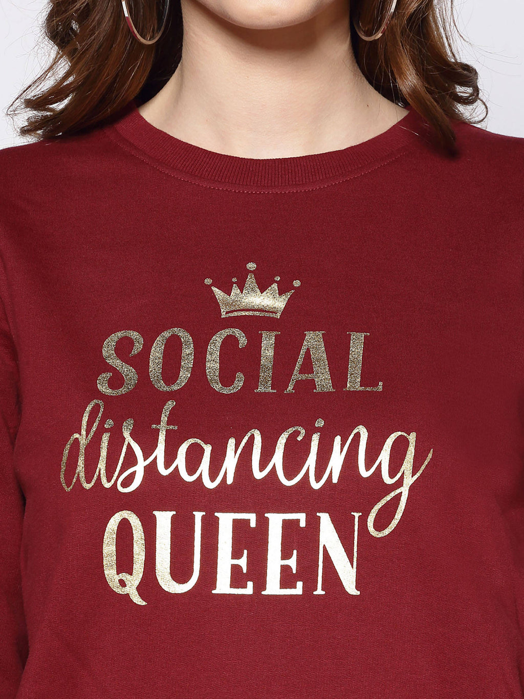 Pink Typography Printed Sweatshirt | SS90 - view 9