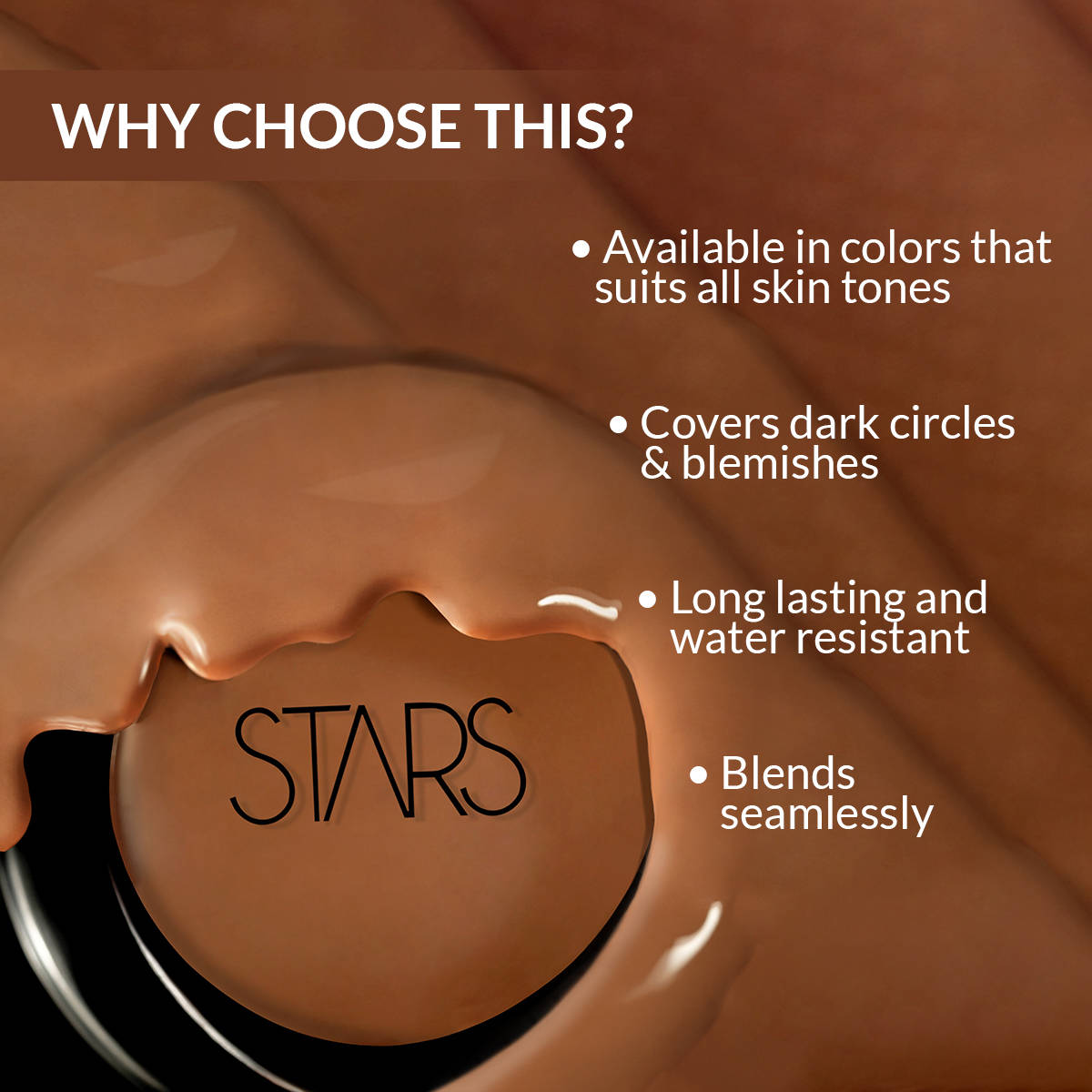Concealer For Face Makeup Creamy Matte Finish | F14 - view 4