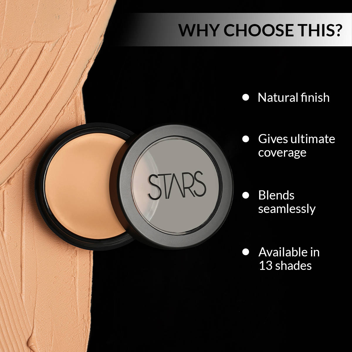 Foundation For Face Makeup Creamy Matte Finish | F14 - view 4