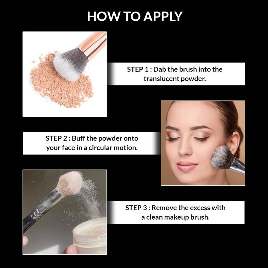 Translucent Powder For Face Makeup Matte Finish | F14 - view 4